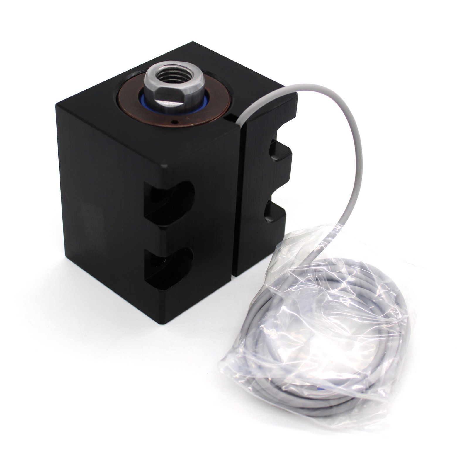 side ports against mounting plate magnetic compact hydraulic cylinder