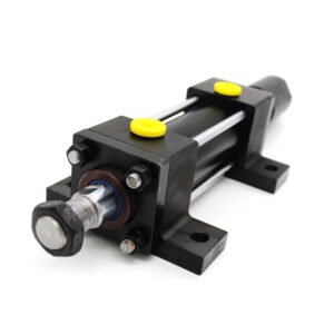 side foot stroke adjustable tie rod hydraulic cylinder