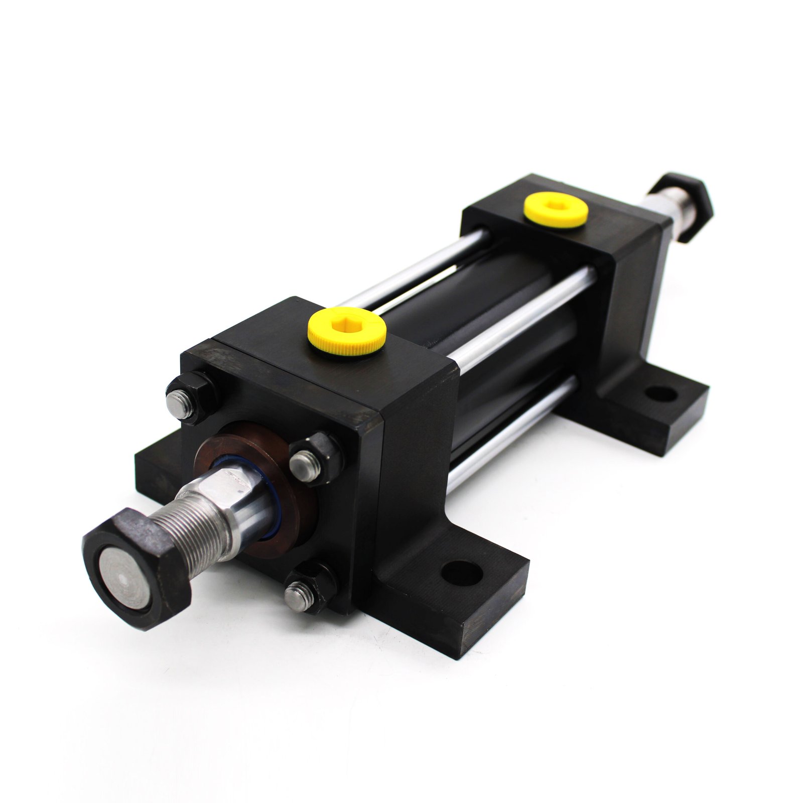 side foot double rod tie rod hydraulic cylinder