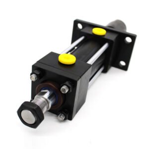 rear flange stroke adjustable tie rod hydraulic cylinder