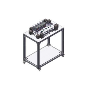 cylinders for four way logistics vehicles with stand synchronizing cylinder