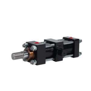 intermediate trunnion tie rod hydraulic cylinder