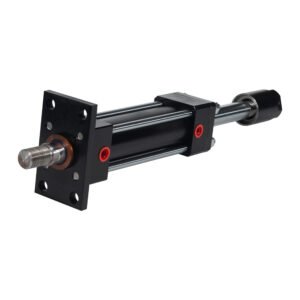 head flange stroke adjustable tie rod hydraulic cylinder